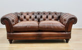 Chatsworth Grand Chesterfield Sofa Hand Antique,Bangkok Leather